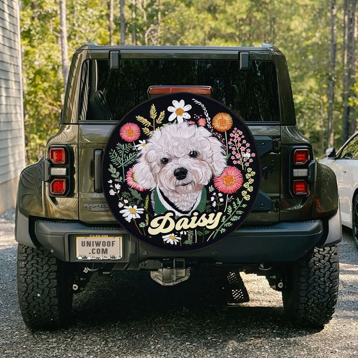 Pet Portrait Spare Tire Cover