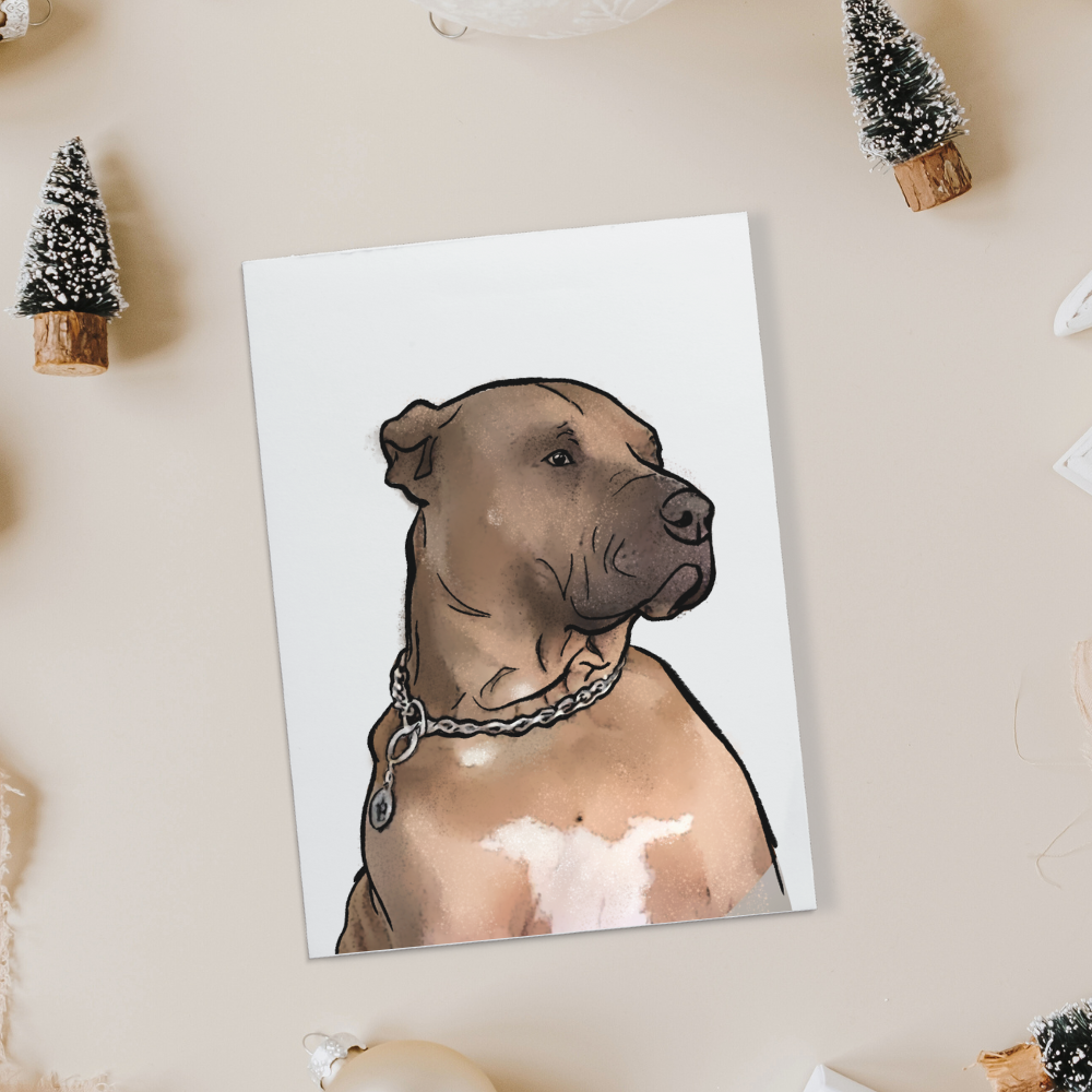 Printable Digital File - Pet Portrait - Digital PNG Download