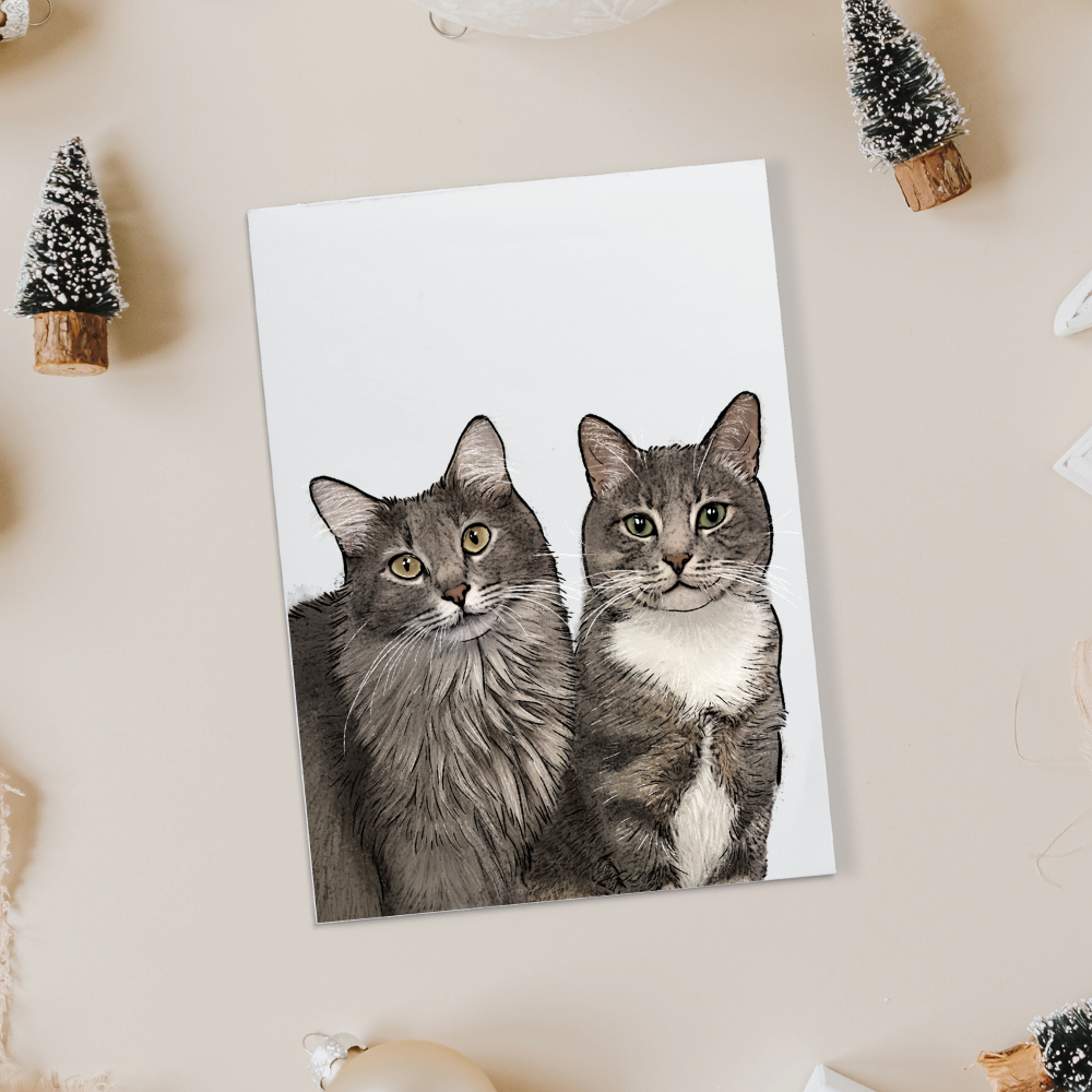 Printable Digital File - Pet Portrait - Digital PNG Download