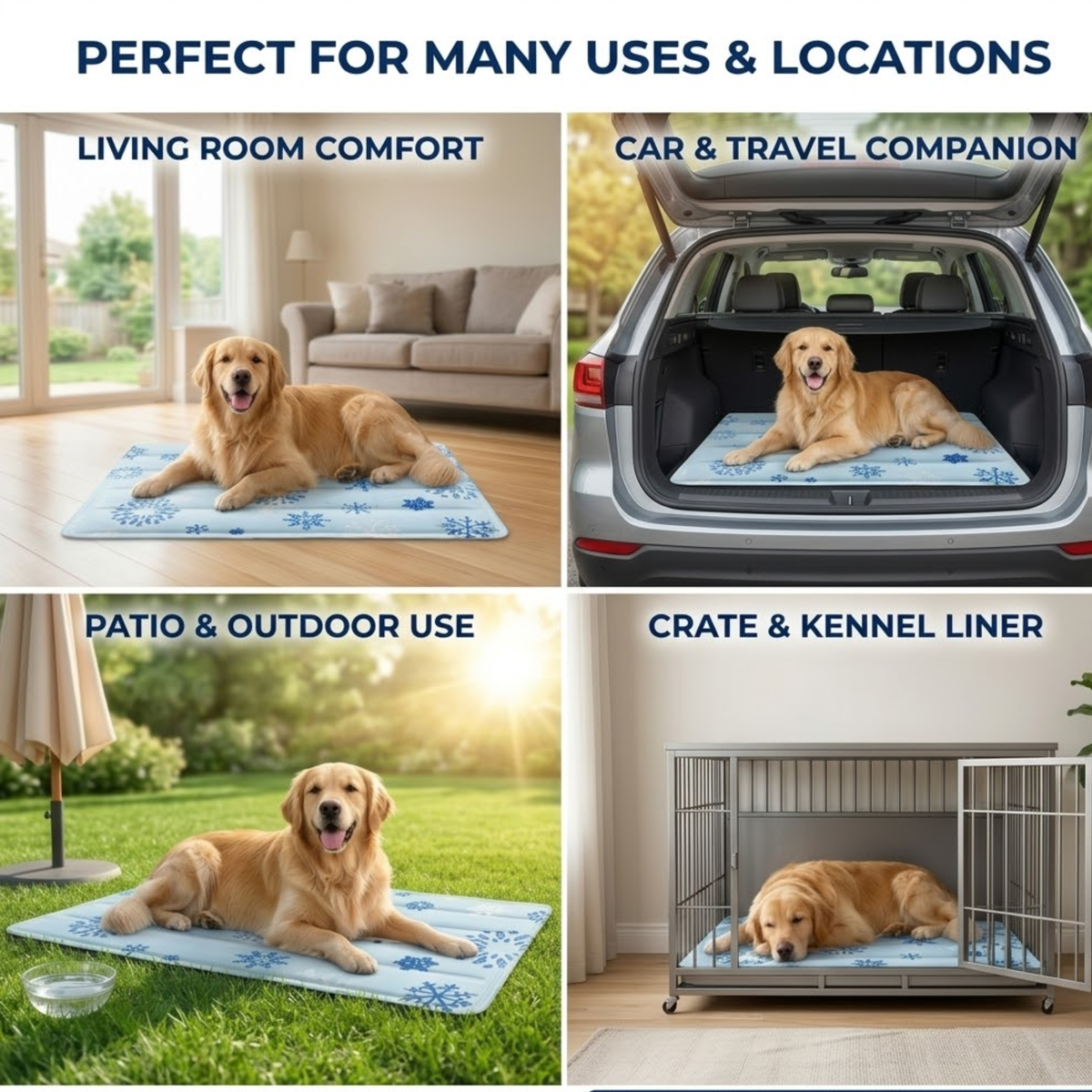 Cool Dog Mat – Instant Cooling Pad for Dogs