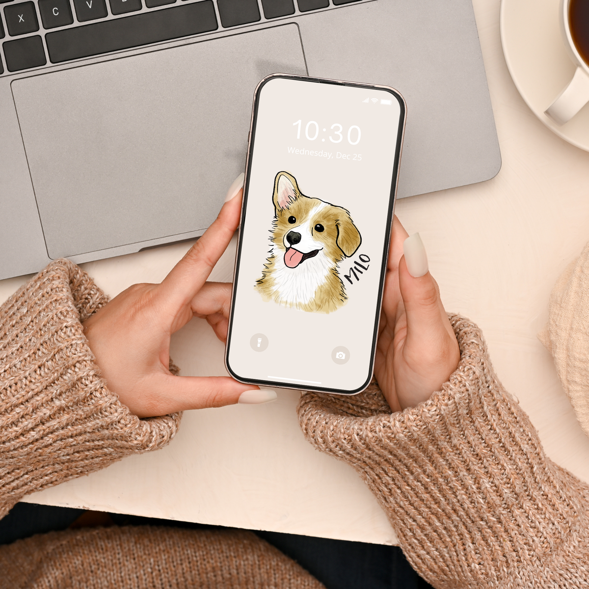 Printable Digital File - Pet Portrait - Digital PNG Download