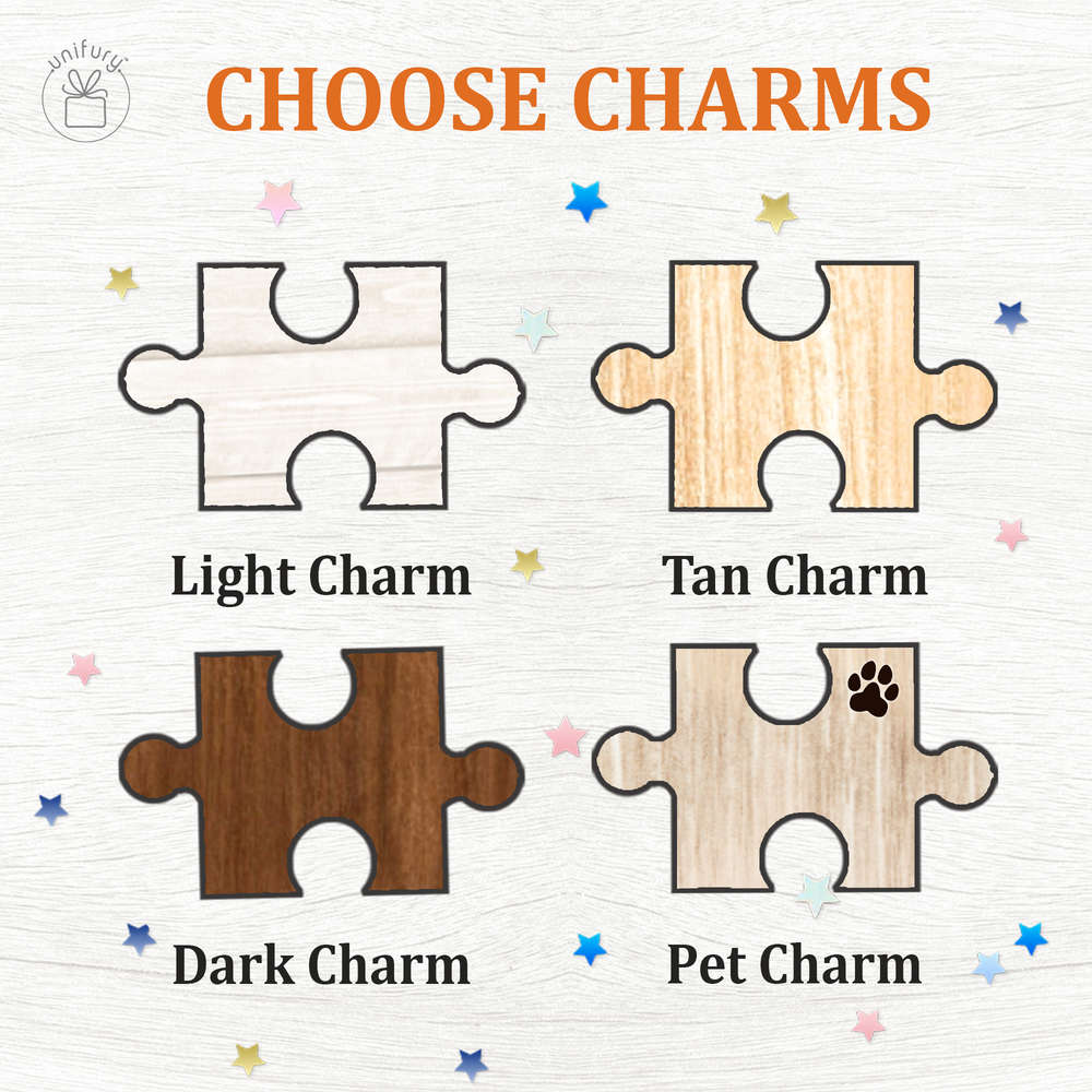 Personalized Pet Family Puzzle 4D Shaker Ornament