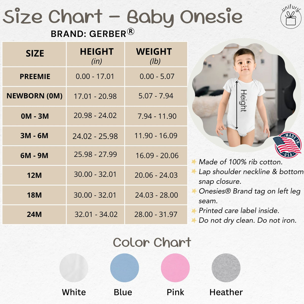 Personalized Baby Gift Dog Cat Line Art Baby Onesie
