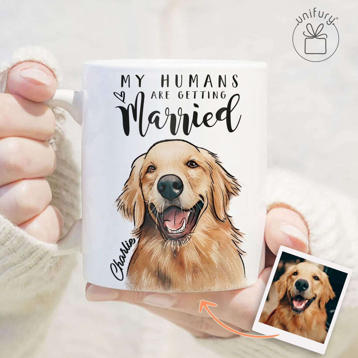 My Humans Are Getting Married Edge-to-Edge Mug For Dog Cat Lovers