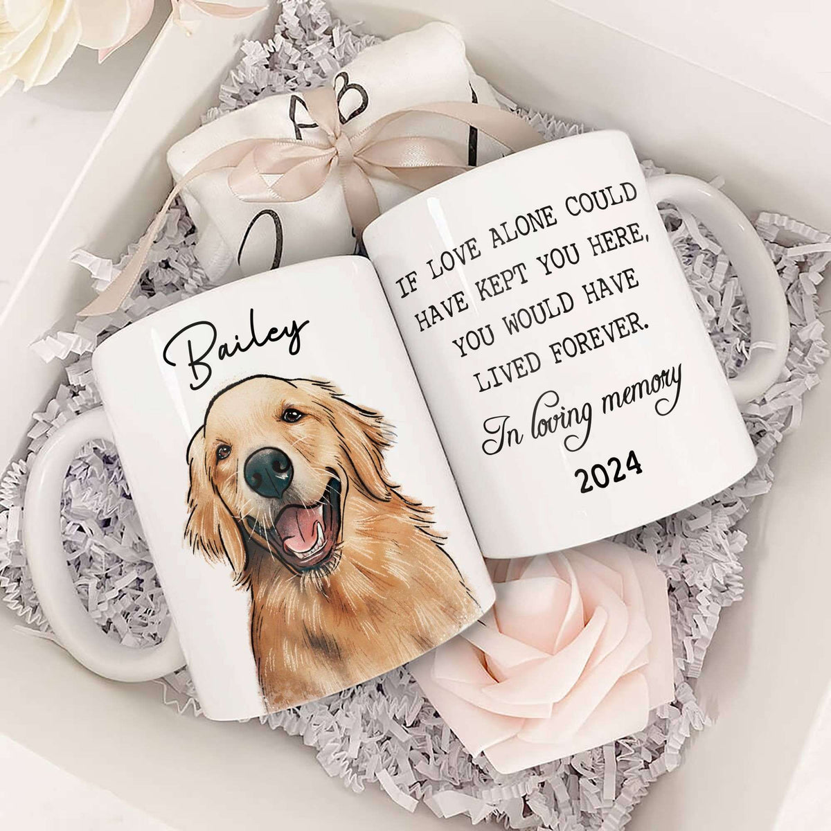 You Would Have Lived Forever Pet Portrait Memorial Edge-to-Edge Mug