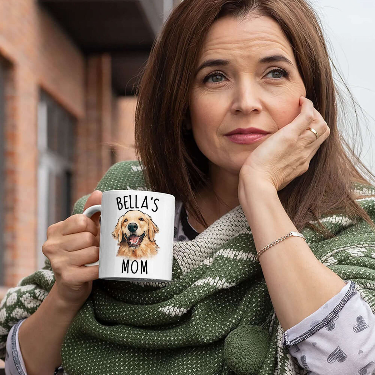 Dog Mom Dog Grandma Edge-to-Edge Mug For Dog Lovers
