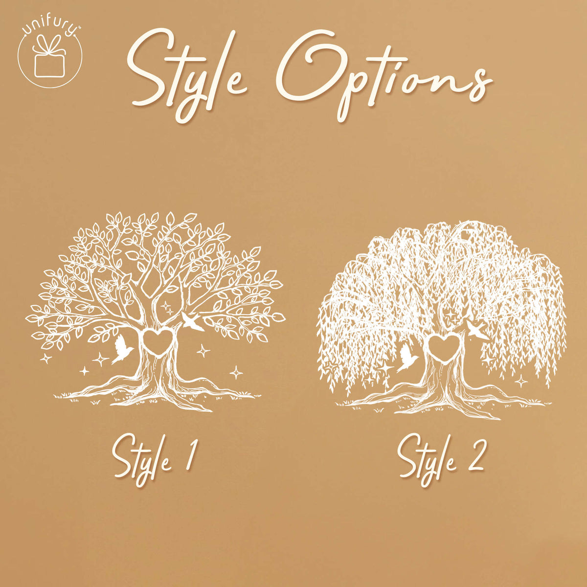 Personalized Anniversary Tree LED Night Light