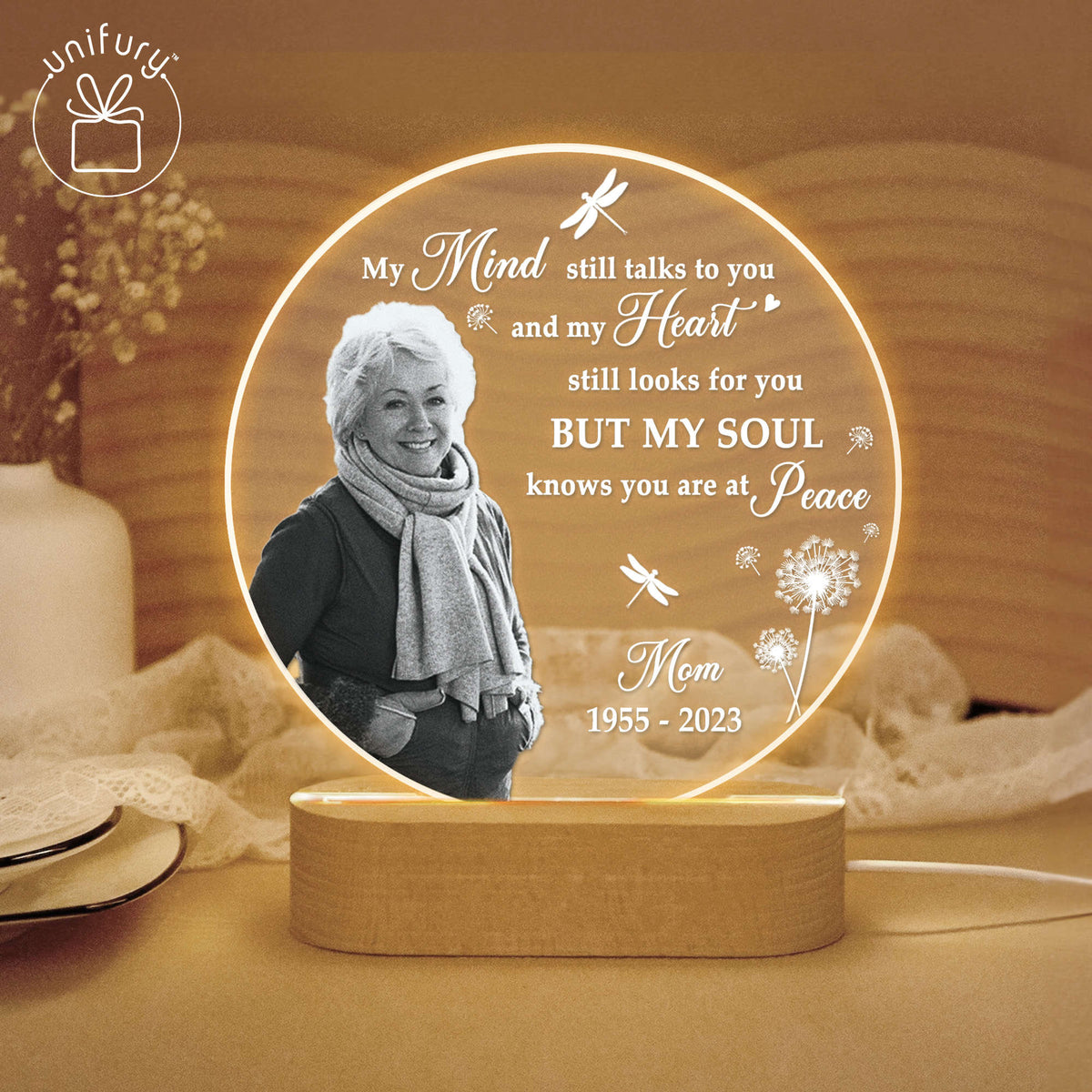 Personalized Still Loved And Still Missed Memorial LED Night Light