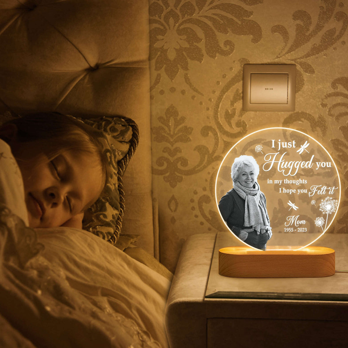 Personalized Still Loved And Still Missed Memorial LED Night Light
