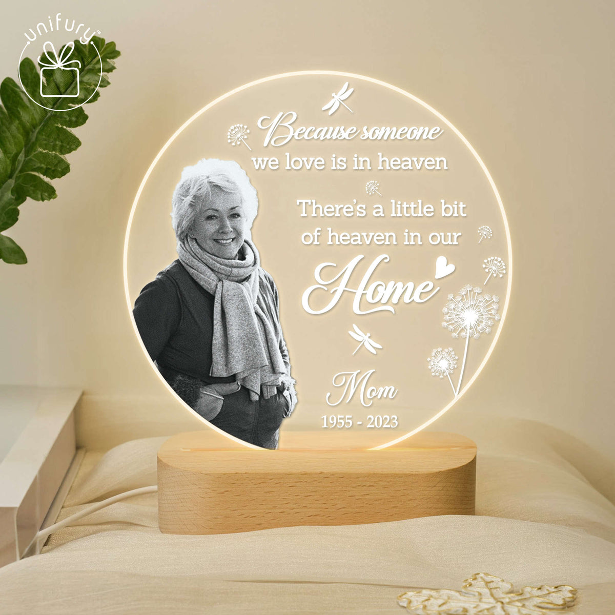 Personalized Still Loved And Still Missed Memorial LED Night Light