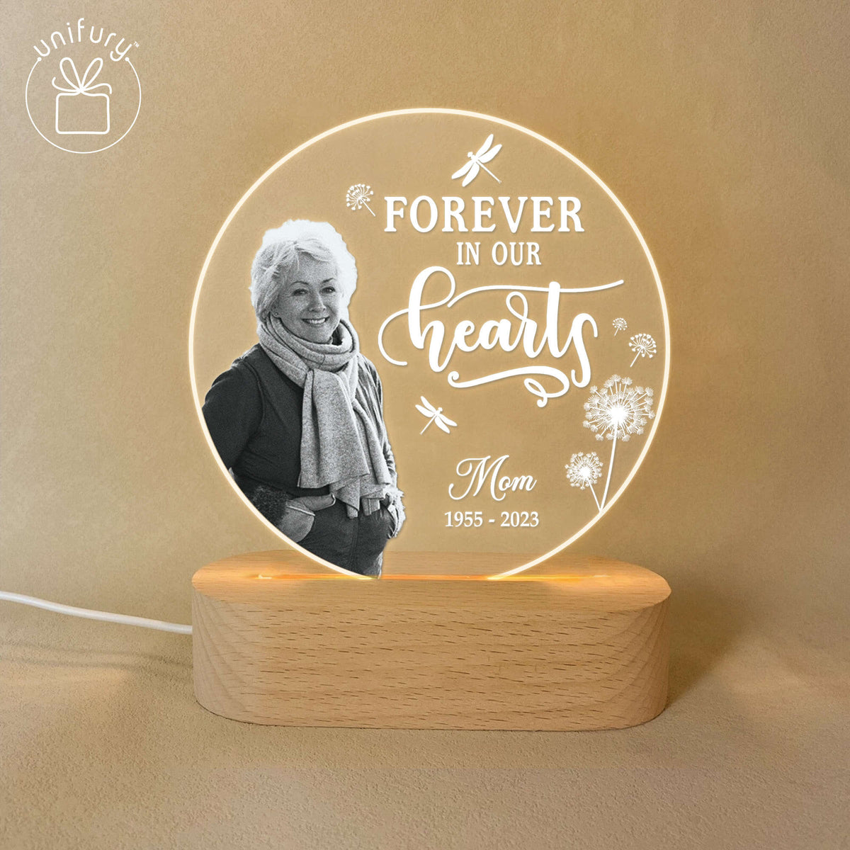 Personalized Still Loved And Still Missed Memorial LED Night Light