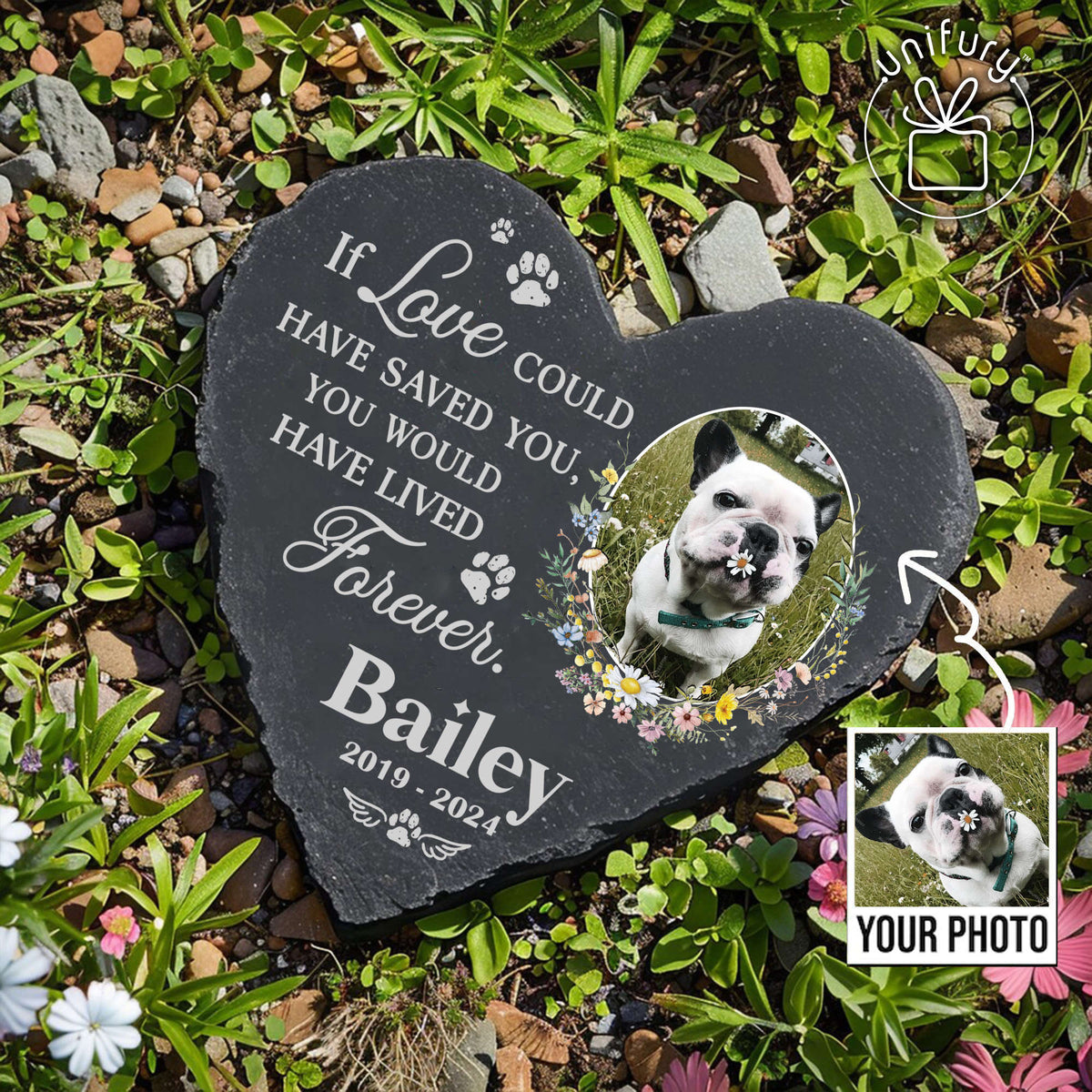 If Love Alone Could Have Saved You Memorial Garden Stone