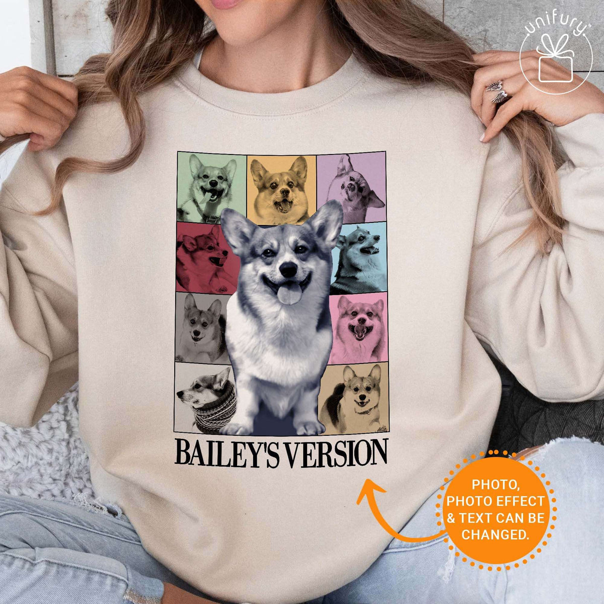 Dog's Version Tee Sleeve Printed Standard Sweatshirt