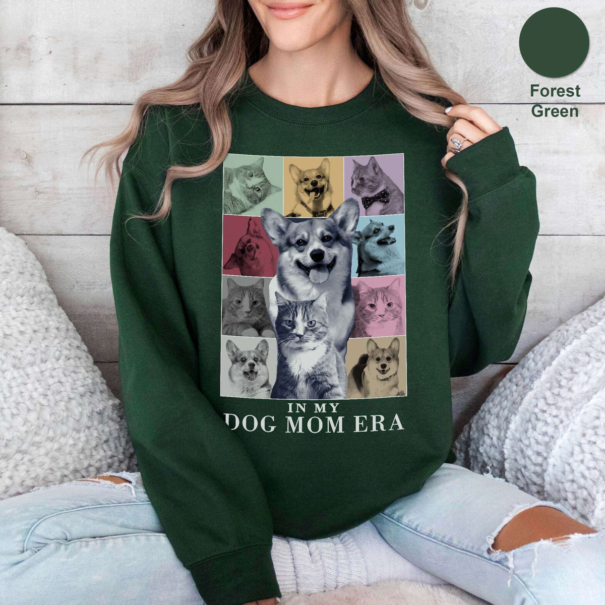 Dog's Version Tee Sleeve Printed Standard Sweatshirt