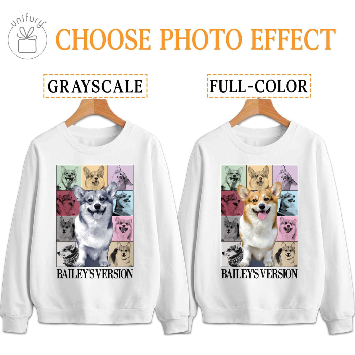 Dog's Version Tee Sleeve Printed Standard Sweatshirt