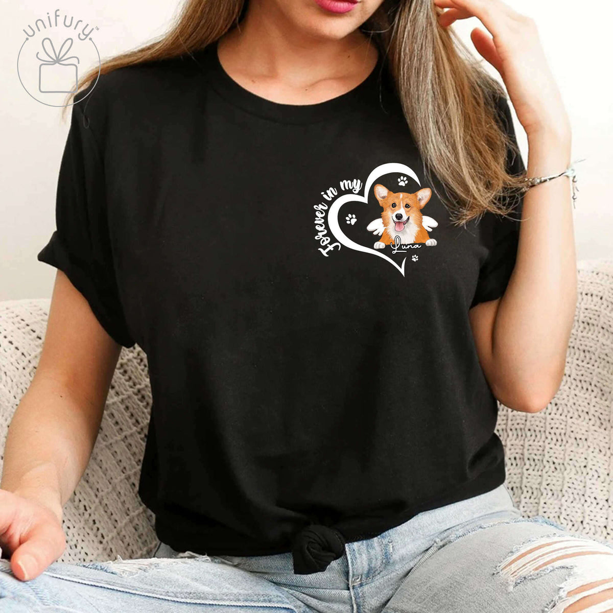 Forever In My Heart T-shirt For Dog Lovers
