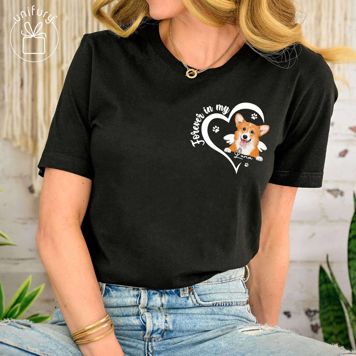 Forever In My Heart T-shirt For Dog Lovers