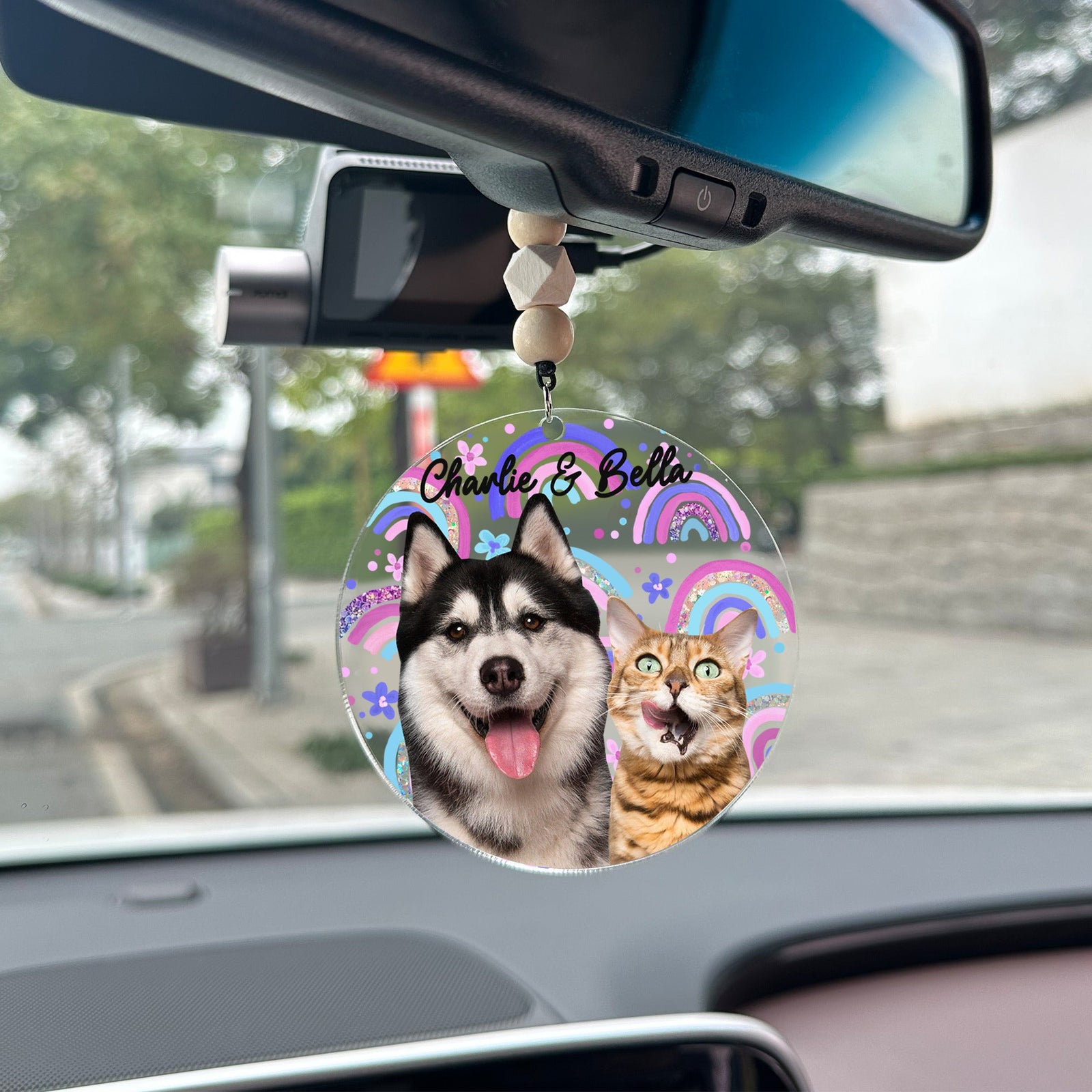 Boho Style Custom Car Ornament