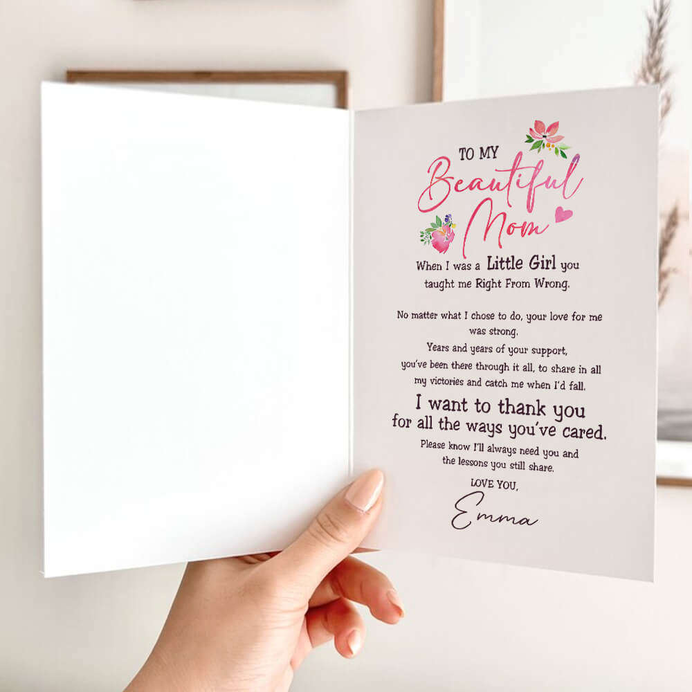 I'll Always Need You Folded Greeting Card For Mom