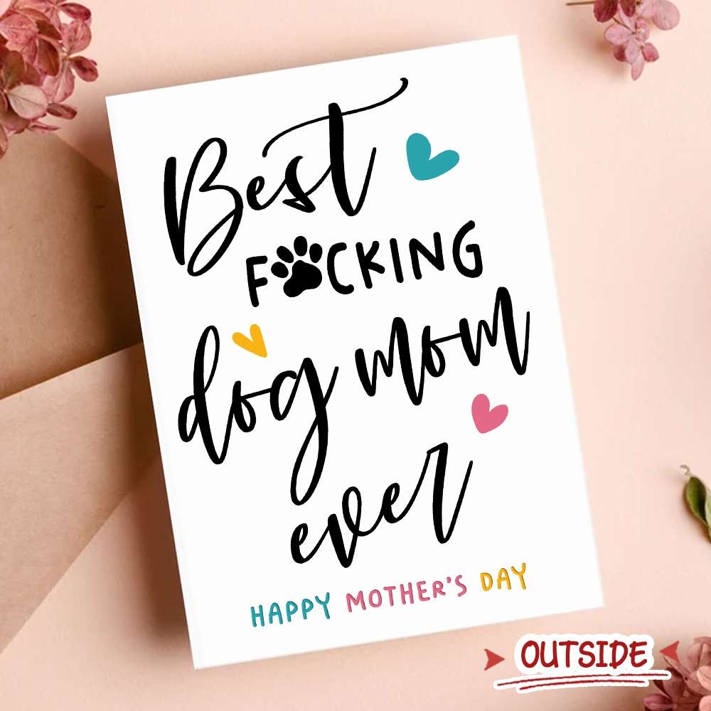 Thank You For Being My Mommy Folded Greeting Card