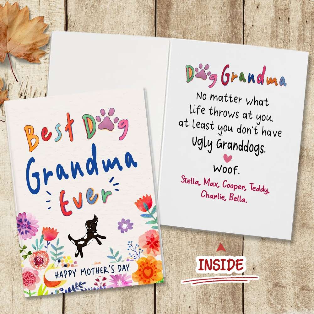 At Least You Don't Have Ugly Granddogs Folded Greeting Card