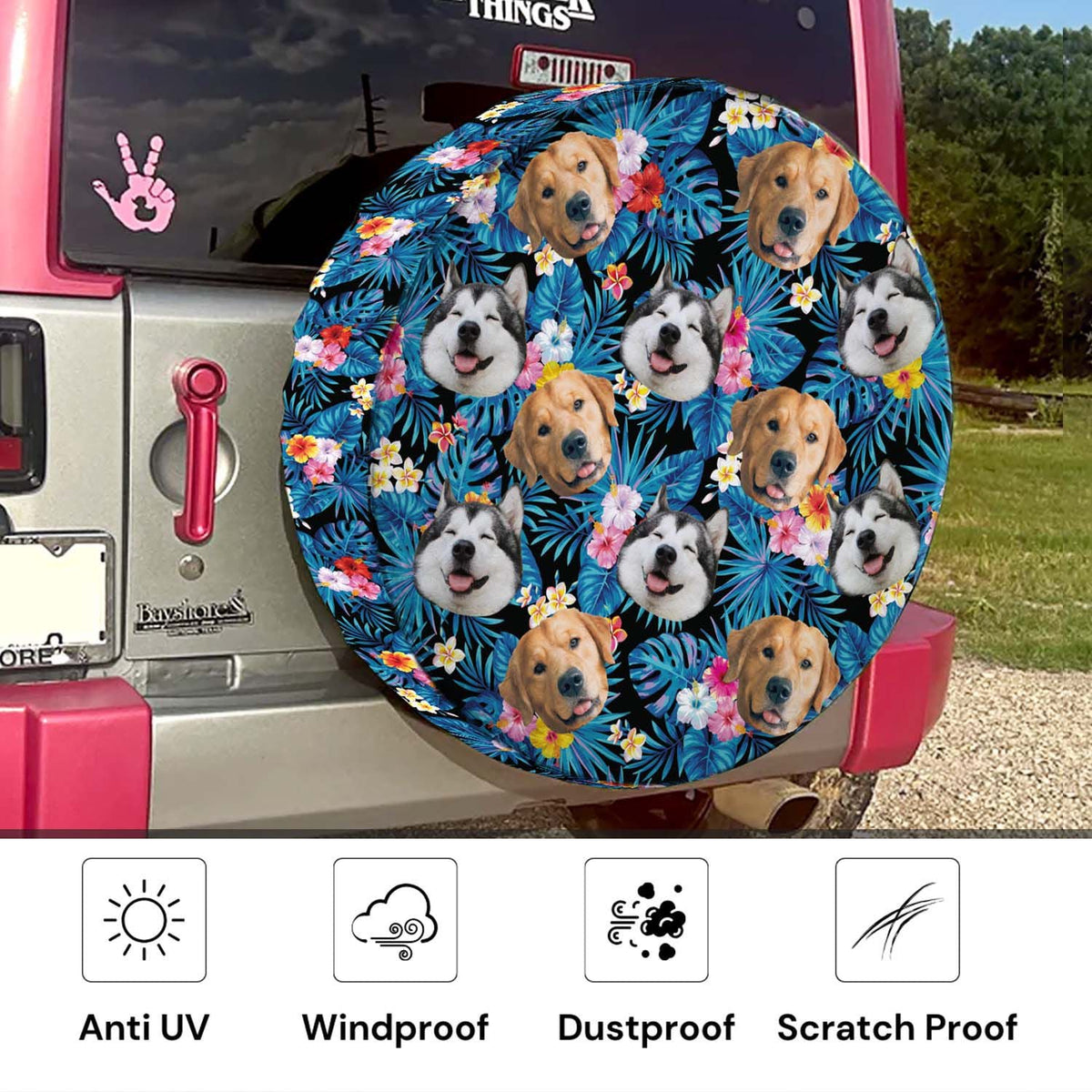 Hawaiian Spare Tire Cover