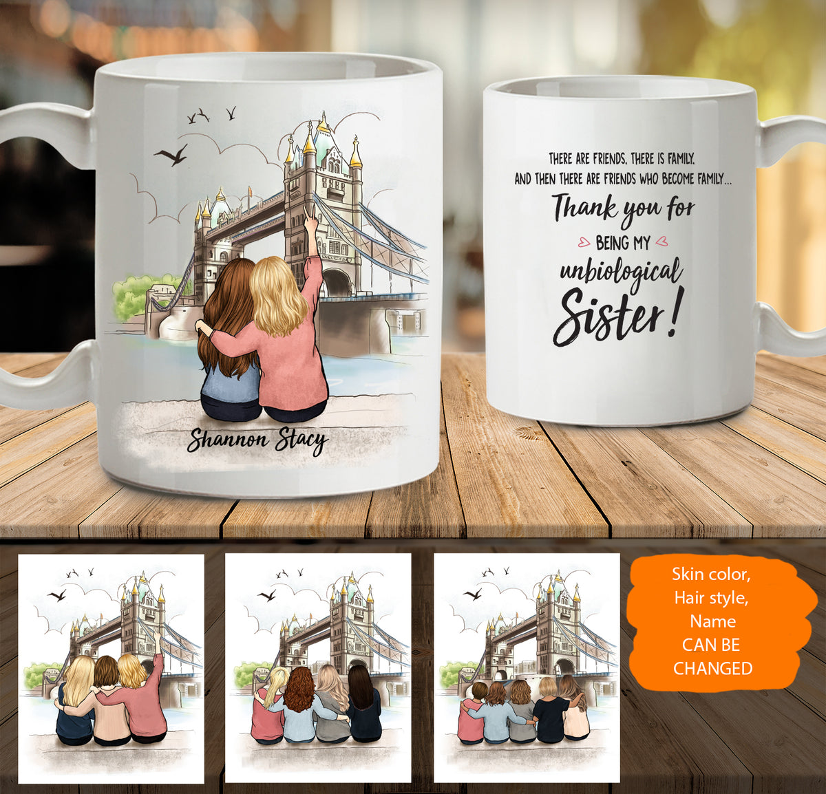 Custom Friendship Mugs - London Mug 12