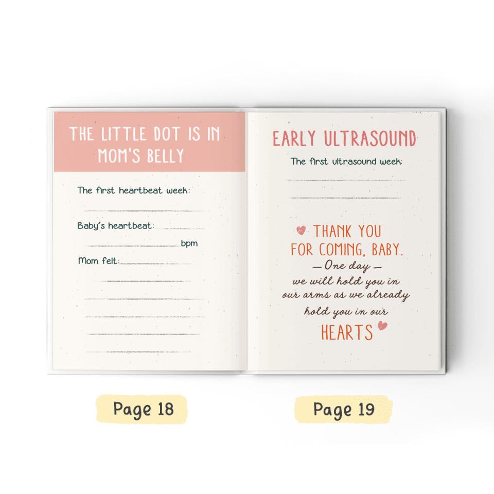 The IVF Journal Hardcover Book With Fill-In-The-Blank And Paste Photo - Personalized IVF Gifts For Women