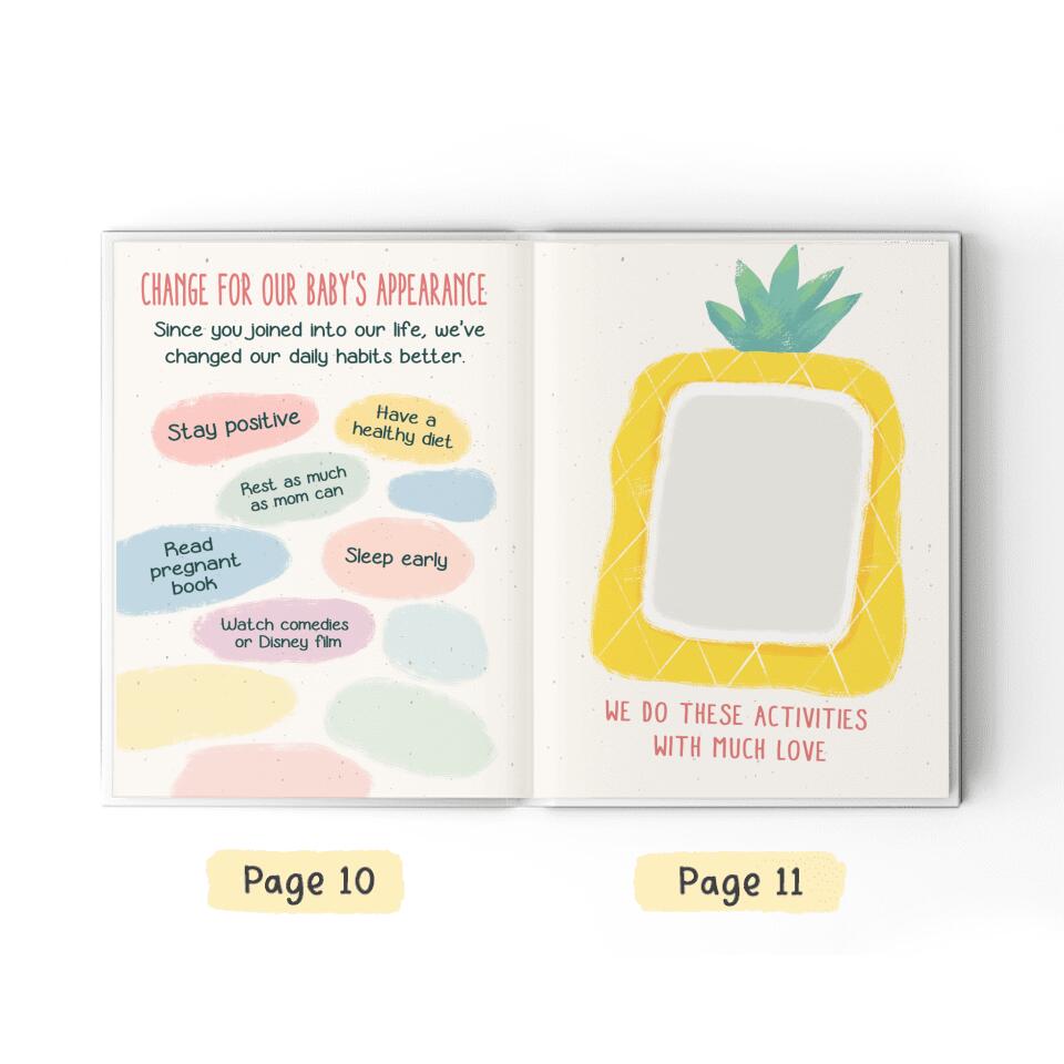 The IVF Journal Hardcover Book With Fill-In-The-Blank And Paste Photo - Personalized IVF Gifts For Women