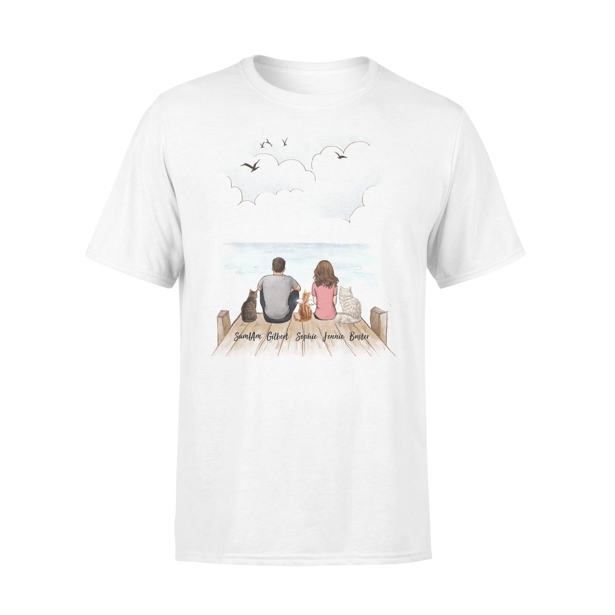 Custom Cat Owner T-shirt