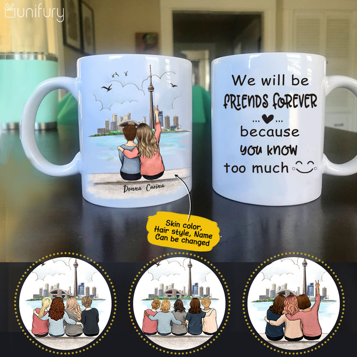 Personalized Best Friend Coffee Mug - CN Towel