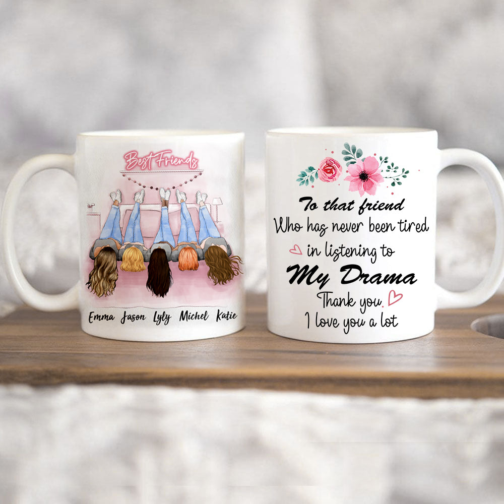 Personalized coffee mug birthday gifts for best friends - BFF