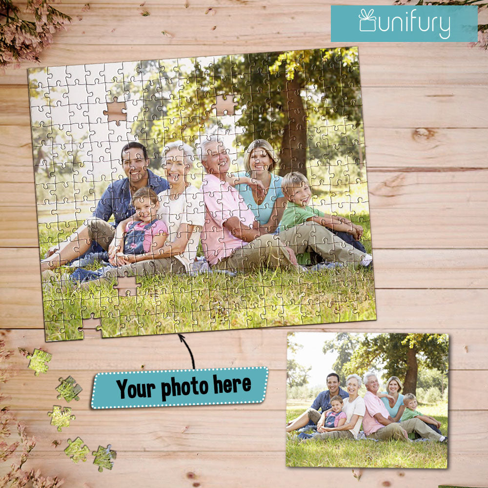 Personalized custom photo puzzle