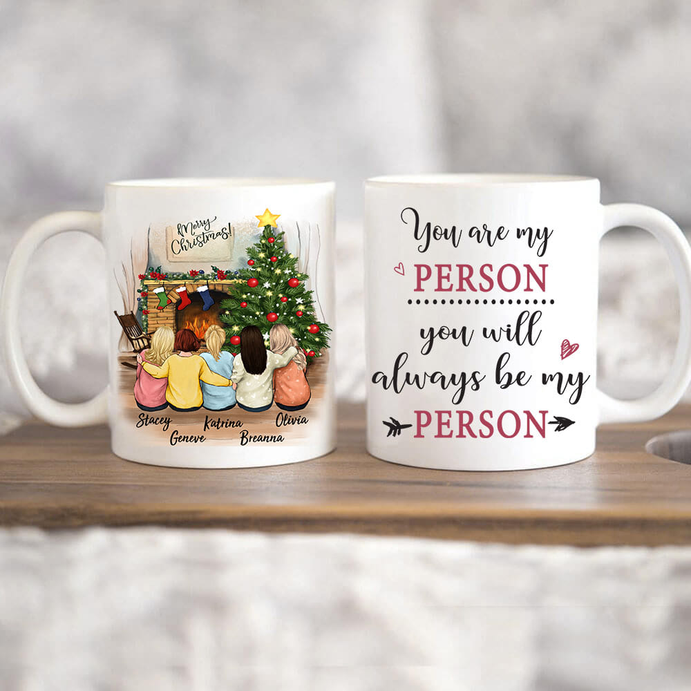 Personalized best friend Christmas Mug - 11oz