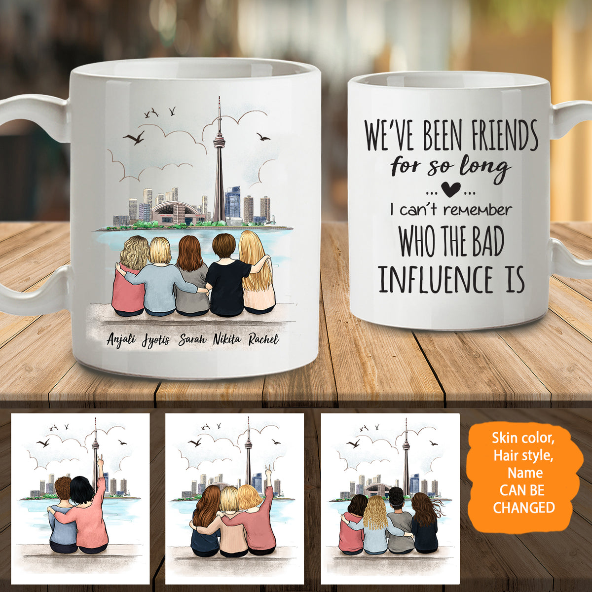 Personalized Best Friend Coffee Mug - CN Towel