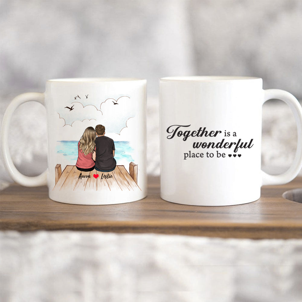 Personalized Couple Coffee Mug Gifts For Him For Her - Love quotes