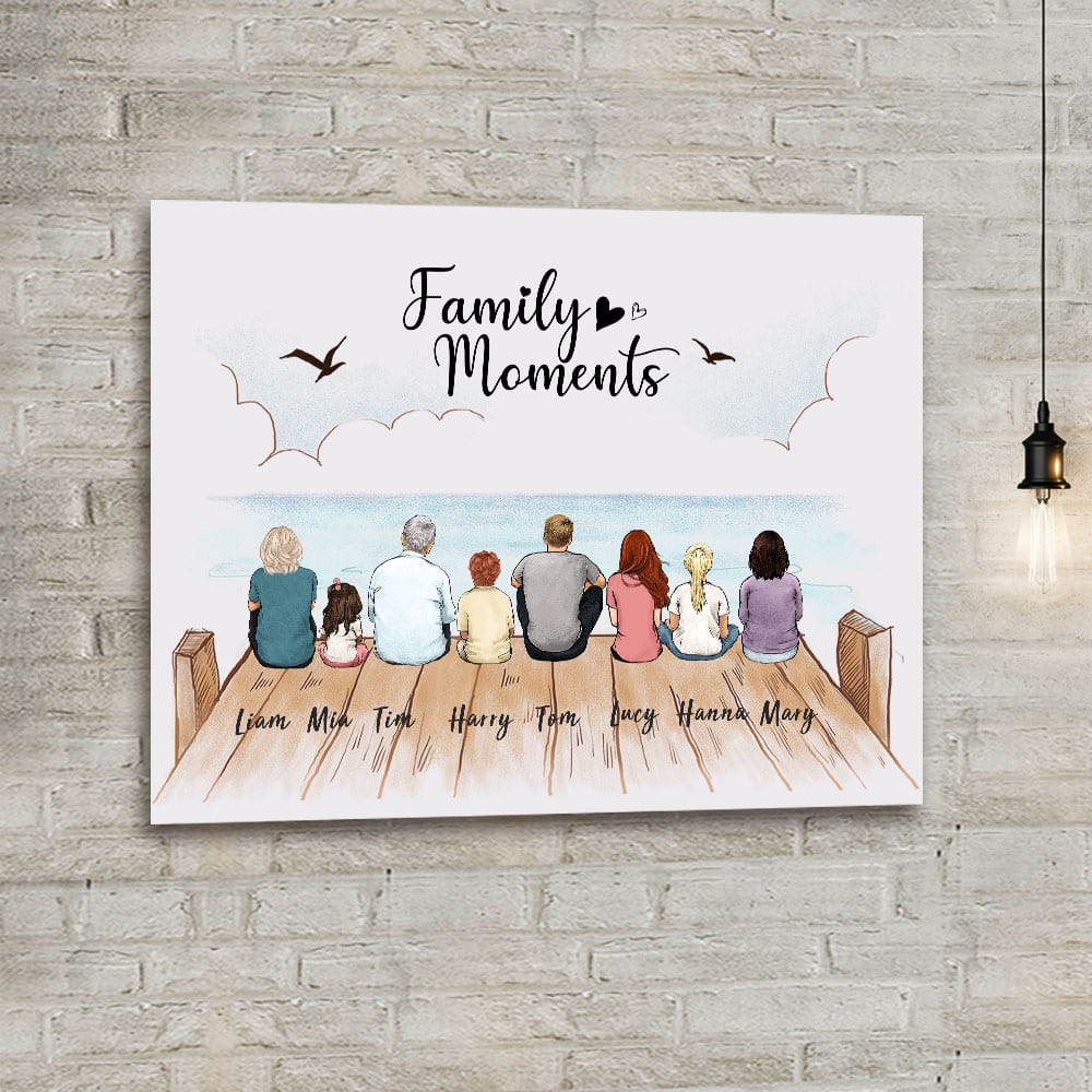 Custom Family Canvas - Family moments