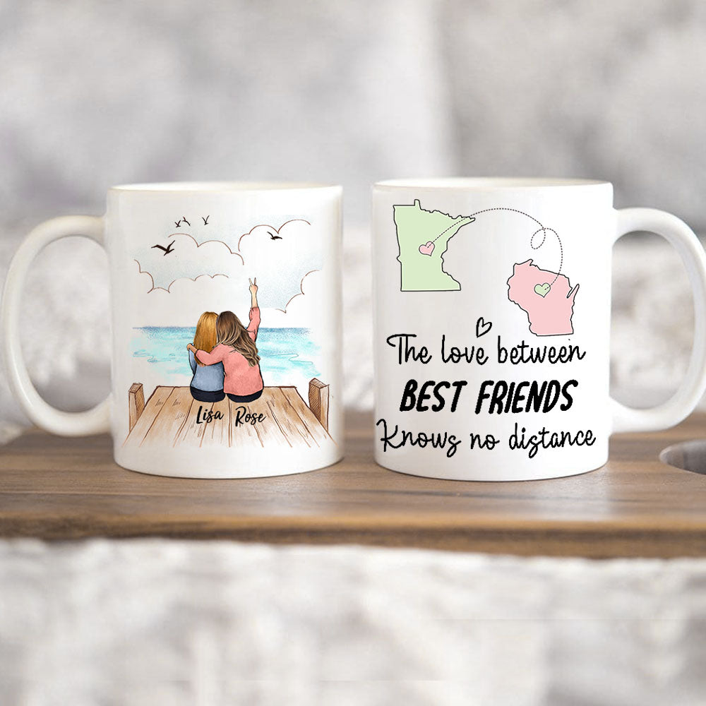 11oz mug gift for best friends long distance relationship