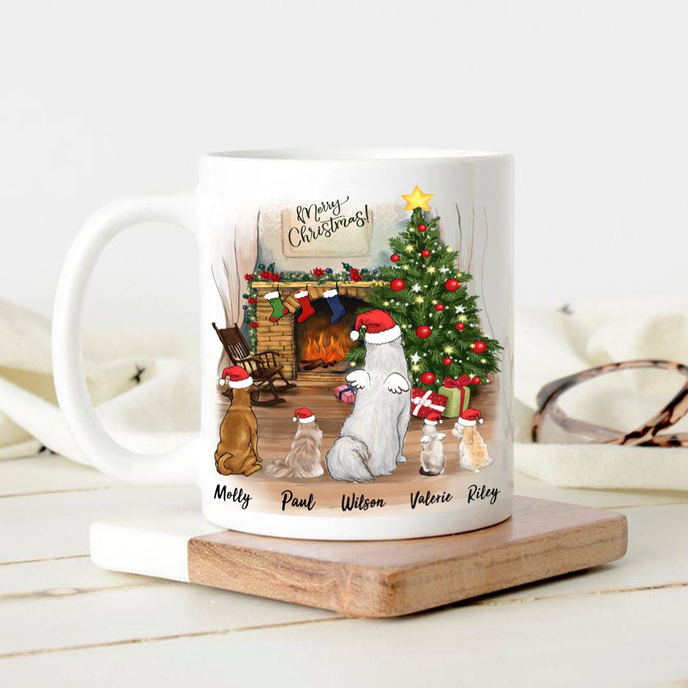 dog cat christmas 11oz mug gift for dog and cat lovers