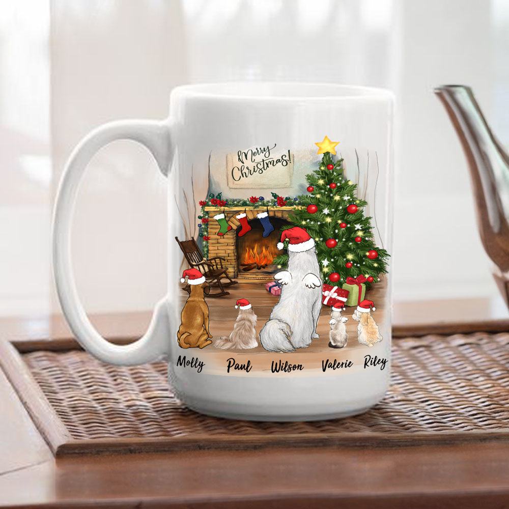 dog cat christmas 15oz mug gift for dog and cat lovers