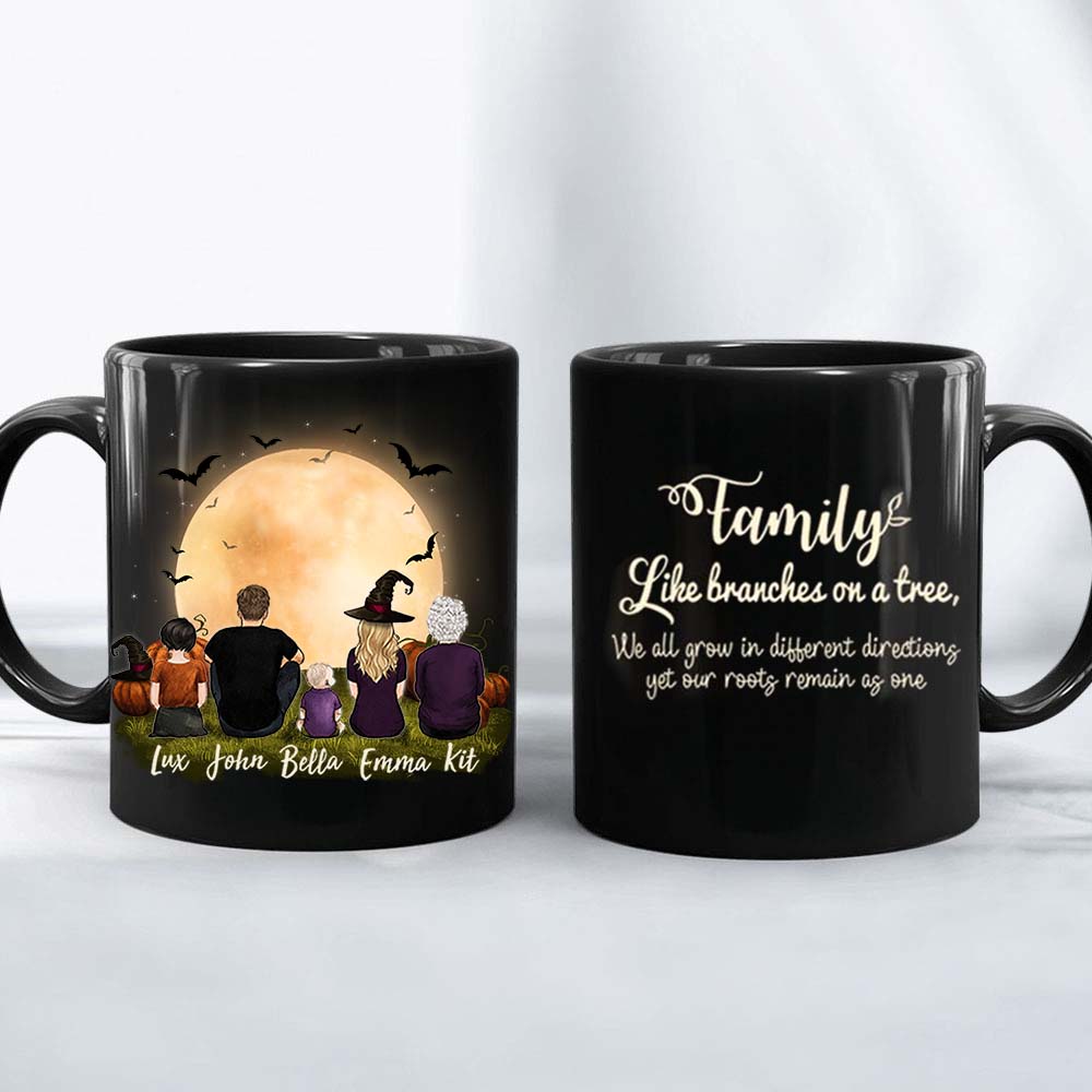 Halloween family coffee mug