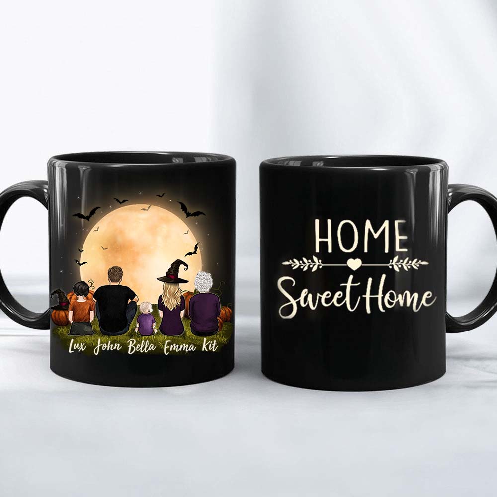Halloween coffee mug - home sweet home
