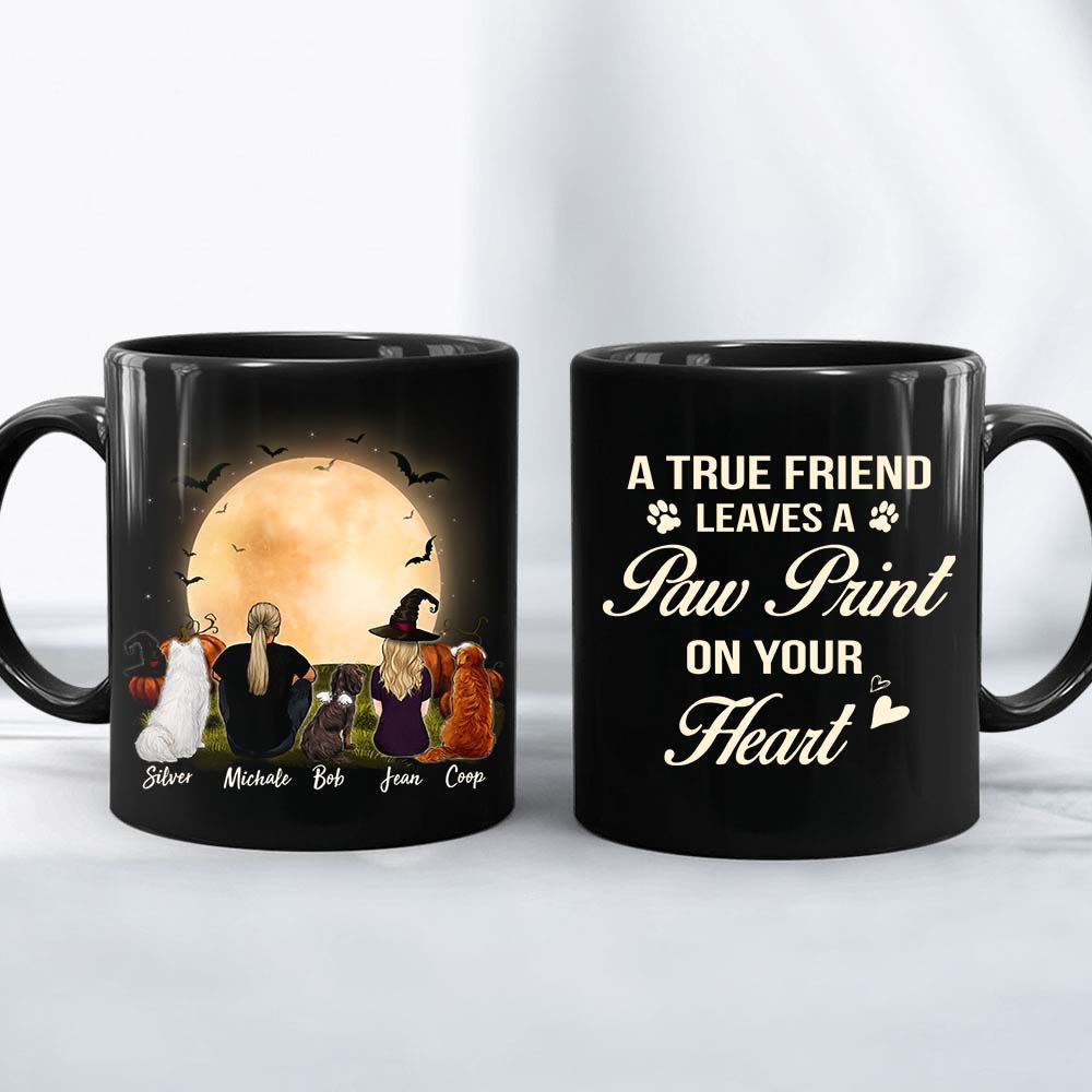 Unique Dog Owner Halloween Coffee Mug  - Custom message