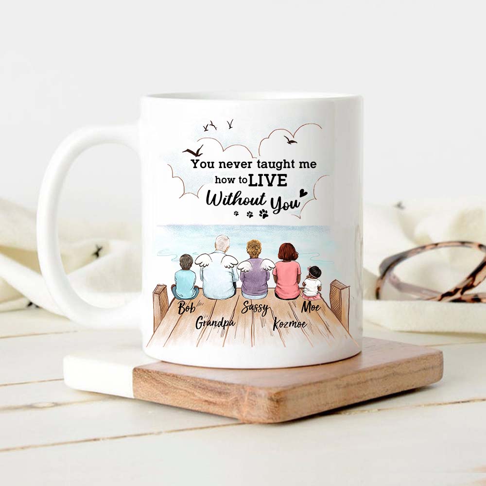 memorial personalized coffee mug